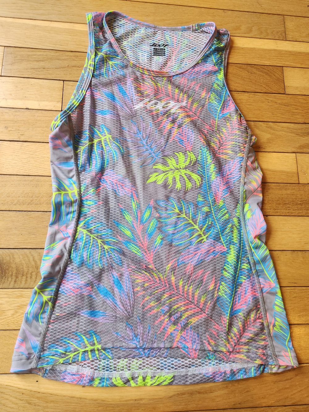 Zoot Women's Cycle Base Layer - Live Aloha Biking Triathlon Tank Shirt, Medium